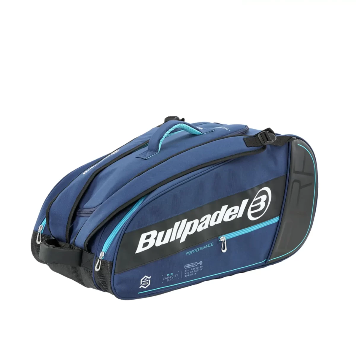 BULLPADEL Bag Performance BPP 22014 Navy Blue - RacketShop.ae buy Padel Rackets, padel shoes, padel bag, padel equipment, padel ball, padel clothes, Best Price, Express delivery. Racket shop Padel Store in Dubai