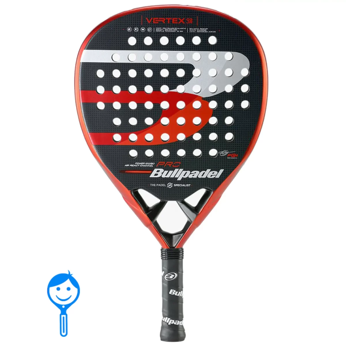 BULLPADEL Racket Vertex Junior Boy 2022