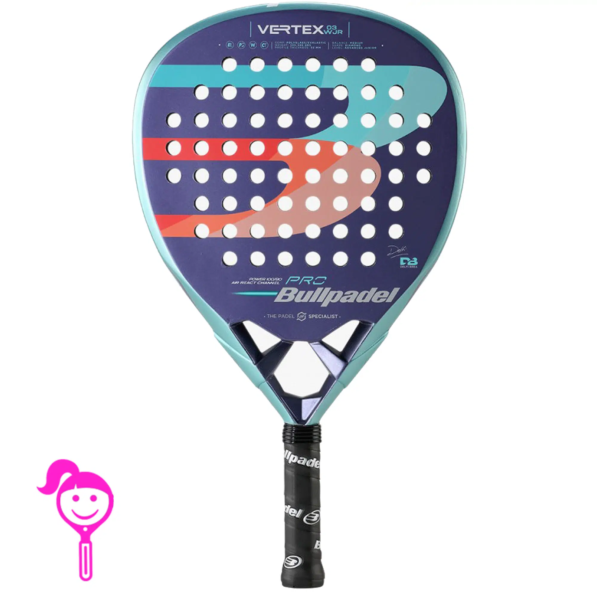 BULLPADEL Racket Vertex Junior Girl 2022 RacketShop.ae