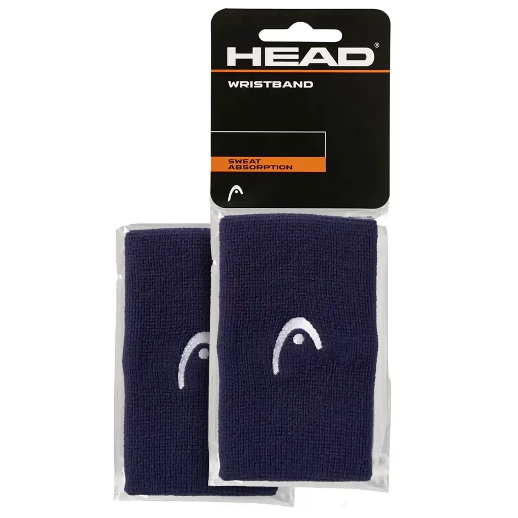 HEAD Wristband 5 Navy 2 Piece