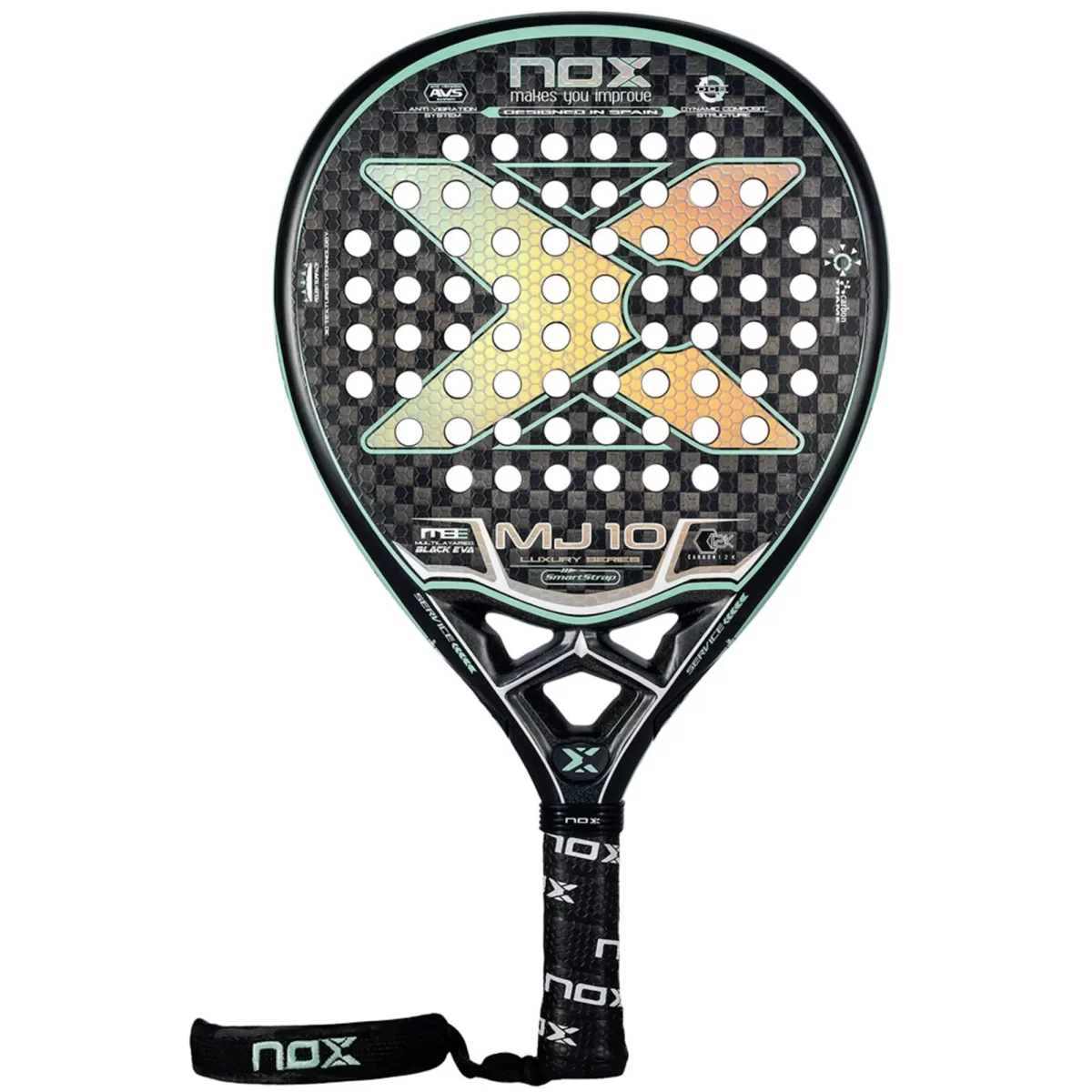 NOX PADEL RACKET MJ10 Luxury - RacketShop.ae buy Padel Rackets, padel shoes, padel bag, padel equipment, padel ball, padel clothes, Best Price, Express delivery. Racket shop Padel Store in Dubai