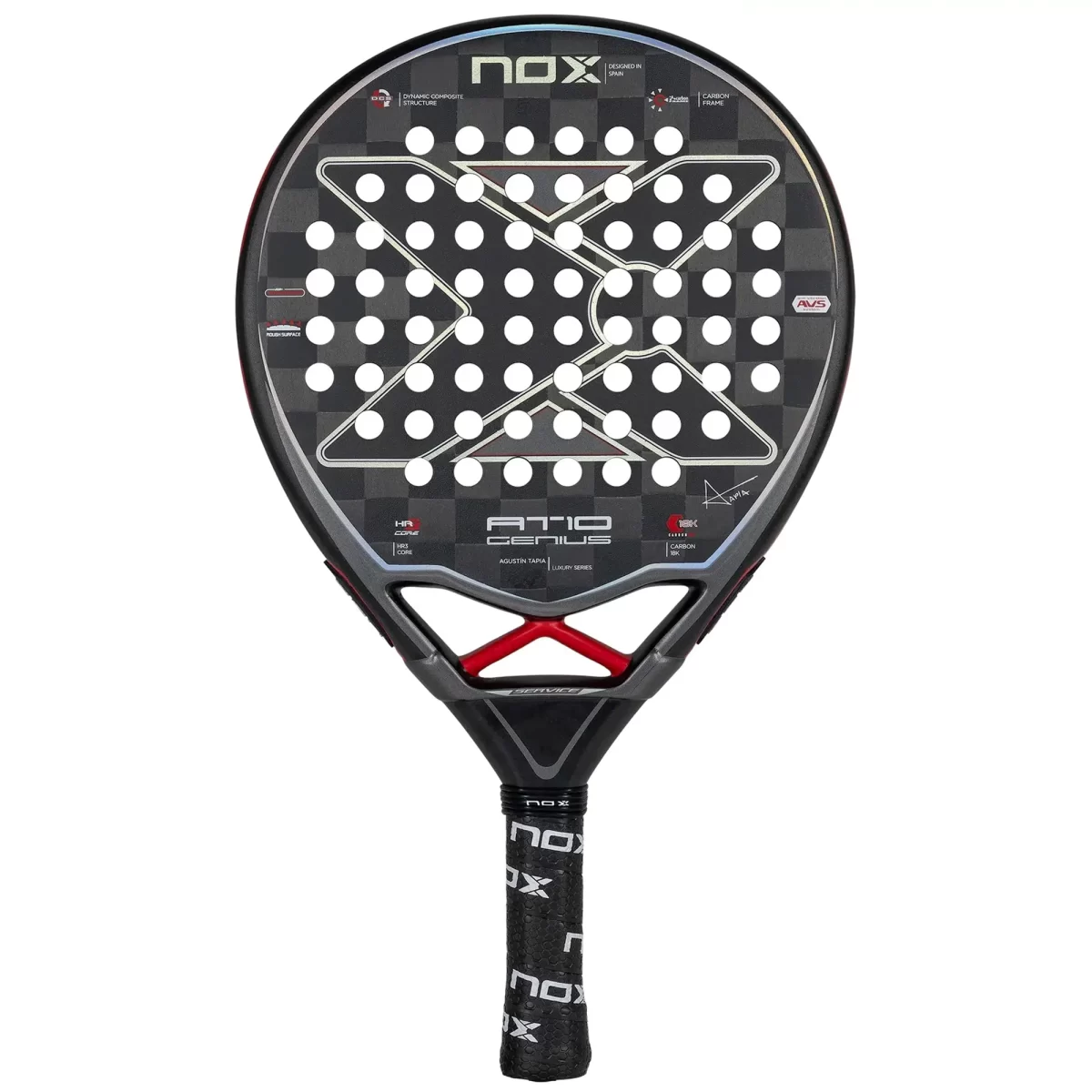 NOX Padel Racket AT10 Luxury Genius 18K 2023 The Racket Of Agustin Tapia 1 - RacketShop.ae buy Padel Rackets, padel shoes, padel bag, padel equipment, padel ball, padel clothes, Best Price, Express delivery. Racket shop Padel Store in Dubai