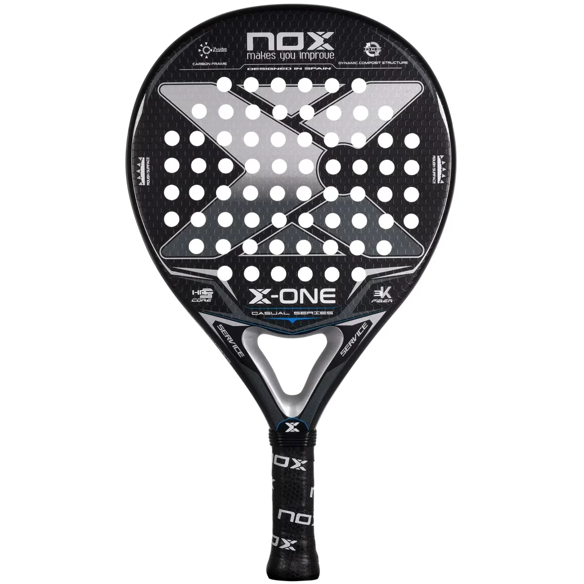 NOX Padel Racket X ONE EVO BLACK 1