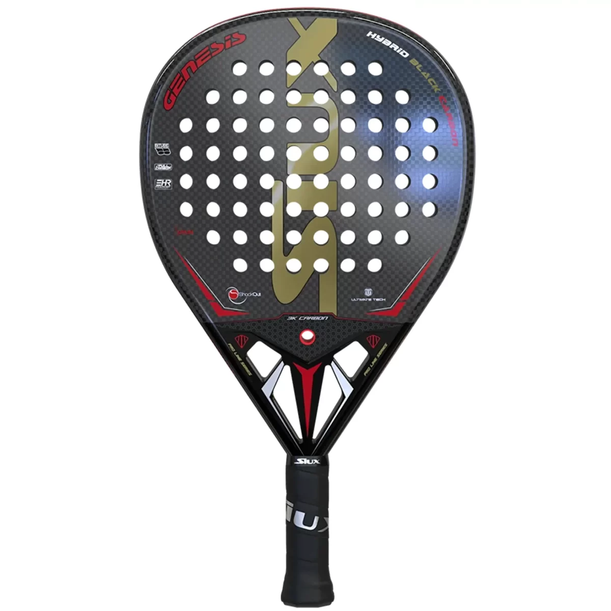 SIUX PADEL RACKET Genesis Hybrid Black Carbon