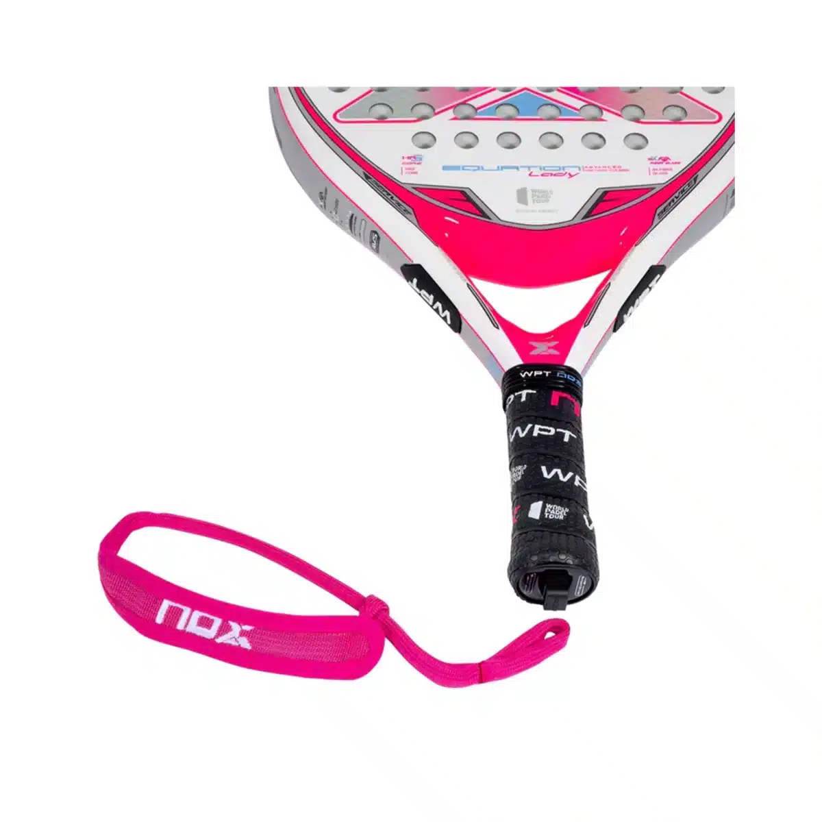 NOX Padel Racket Equation Lady WPT Edition 2023 7 - RacketShop.ae buy Padel Rackets, padel shoes, padel bag, padel equipment, padel ball, padel clothes, Best Price, Express delivery. Racket shop Padel Store in Dubai