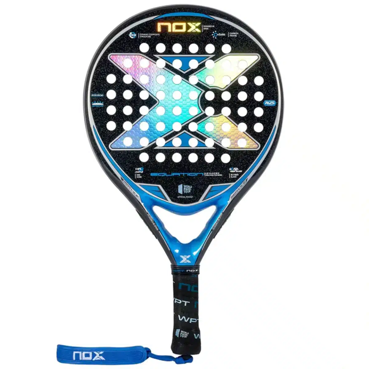 NOX Padel Racket Equation WPT Edition 2023 - RacketShop.ae buy Padel Rackets, padel shoes, padel bag, padel equipment, padel ball, padel clothes, Best Price, Express delivery. Racket shop Padel Store in Dubai