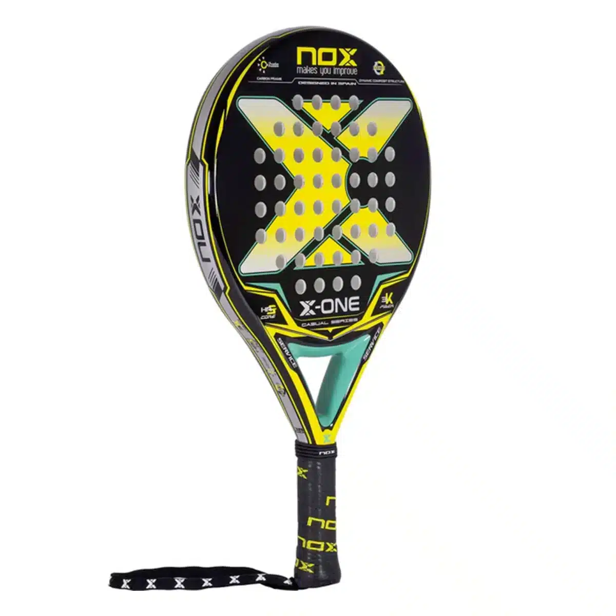 NOX Padel Racket X-ONE Yellow Green 2023 2