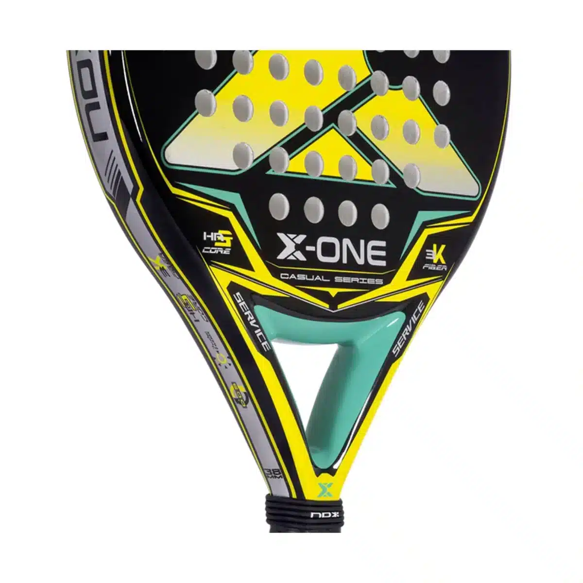 NOX Padel Racket X-ONE Yellow Green 2023 3