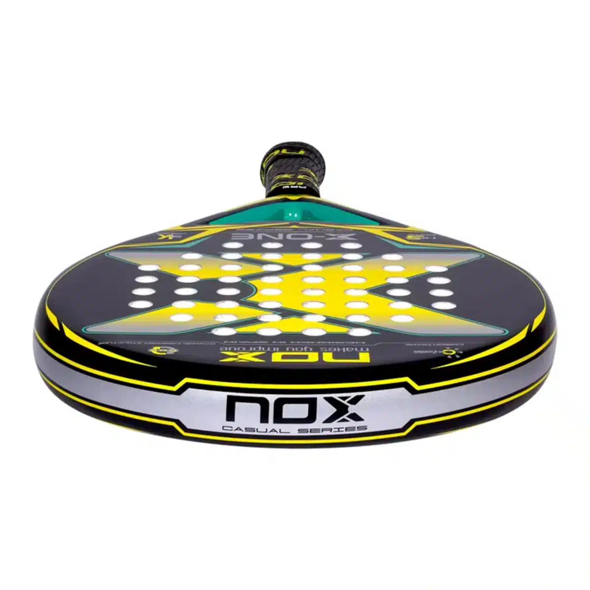 NOX Padel Racket X-ONE Yellow Green 2023 6