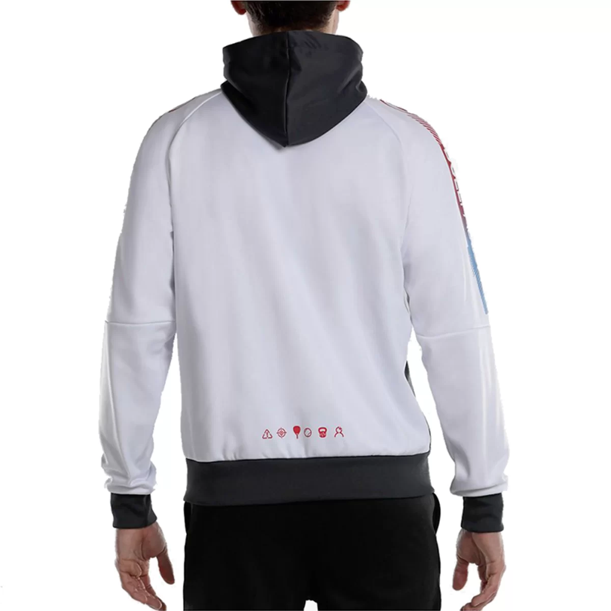 BULLPADEL Jacket Drogo White 2 - RacketShop.ae buy Padel Rackets, padel shoes, padel bag, padel equipment, padel ball, padel clothes, Best Price, Express delivery. Racket shop Padel Store in Dubai