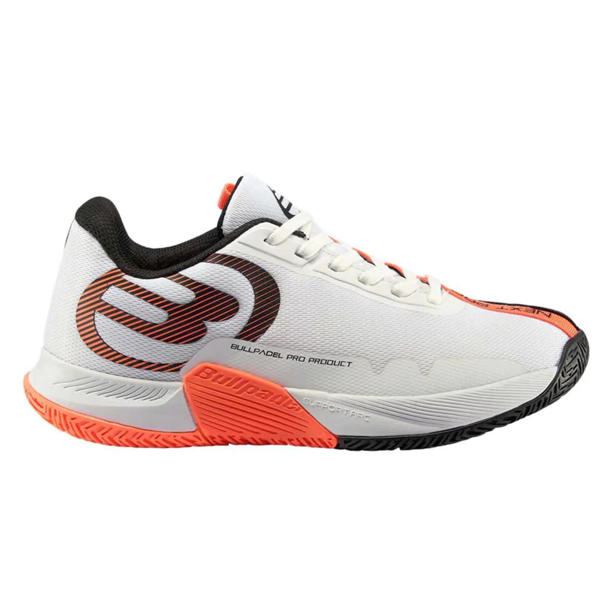 BULLPADEL Shoes Next Pro 23V Orange 1 - RacketShop.ae buy Padel Rackets, padel shoes, padel bag, padel equipment, padel ball, padel clothes, Best Price, Express delivery. Racket shop Padel Store in Dubai