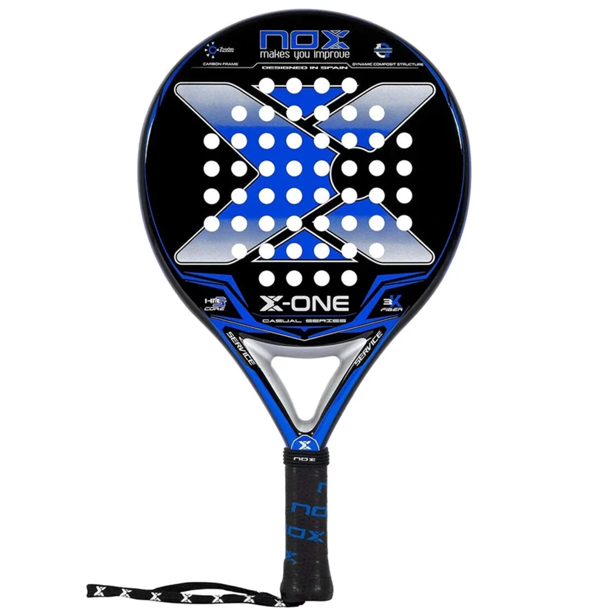 NOX Padel Racket X-ONE Blue EX 2023