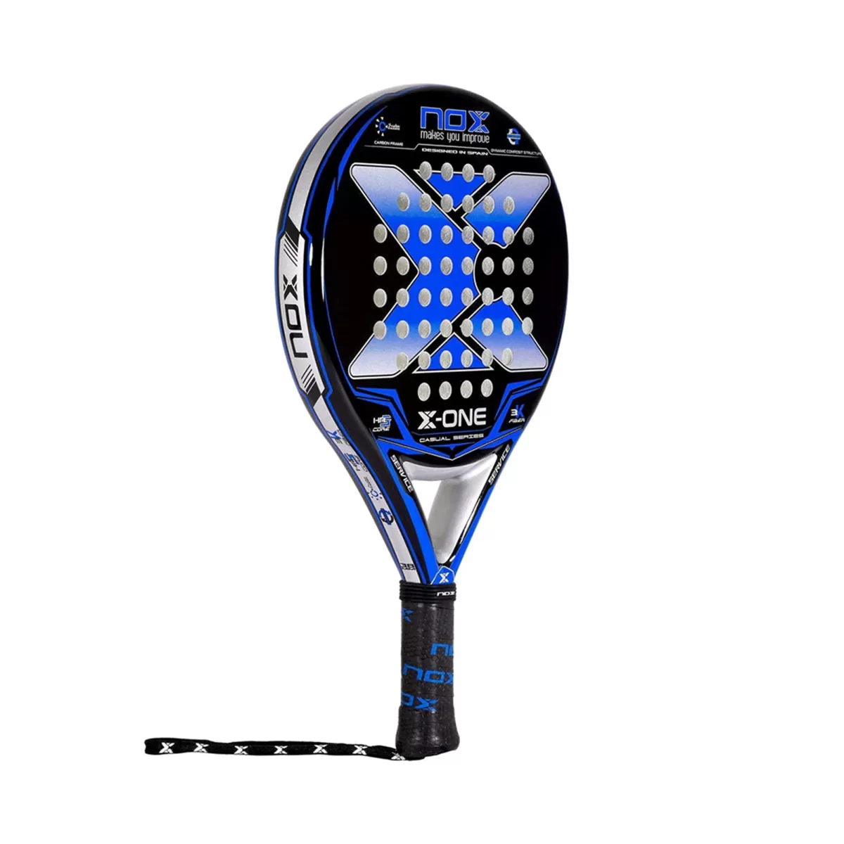 NOX Padel Racket X-ONE Blue EX 2023