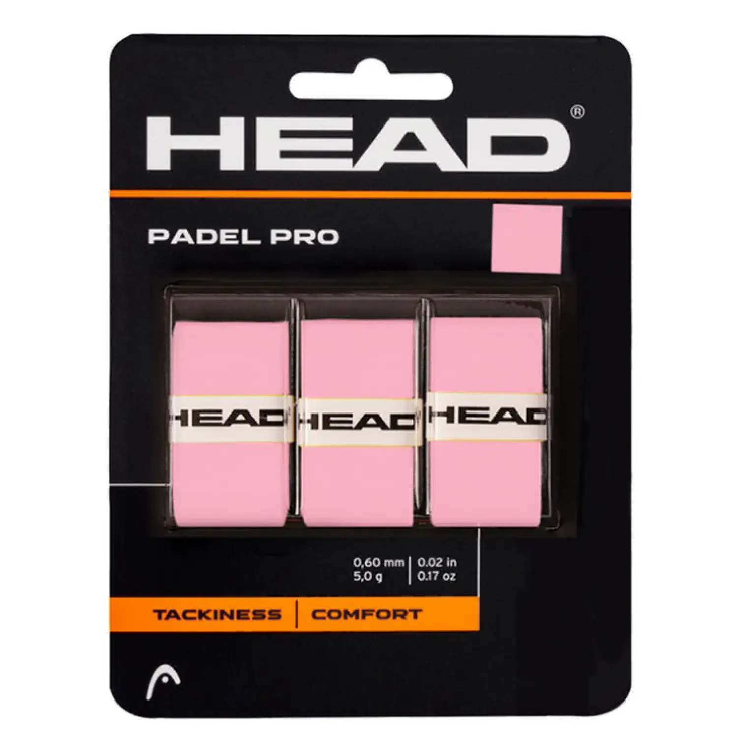 HEAD Padel Pro Overgrip pink X 3