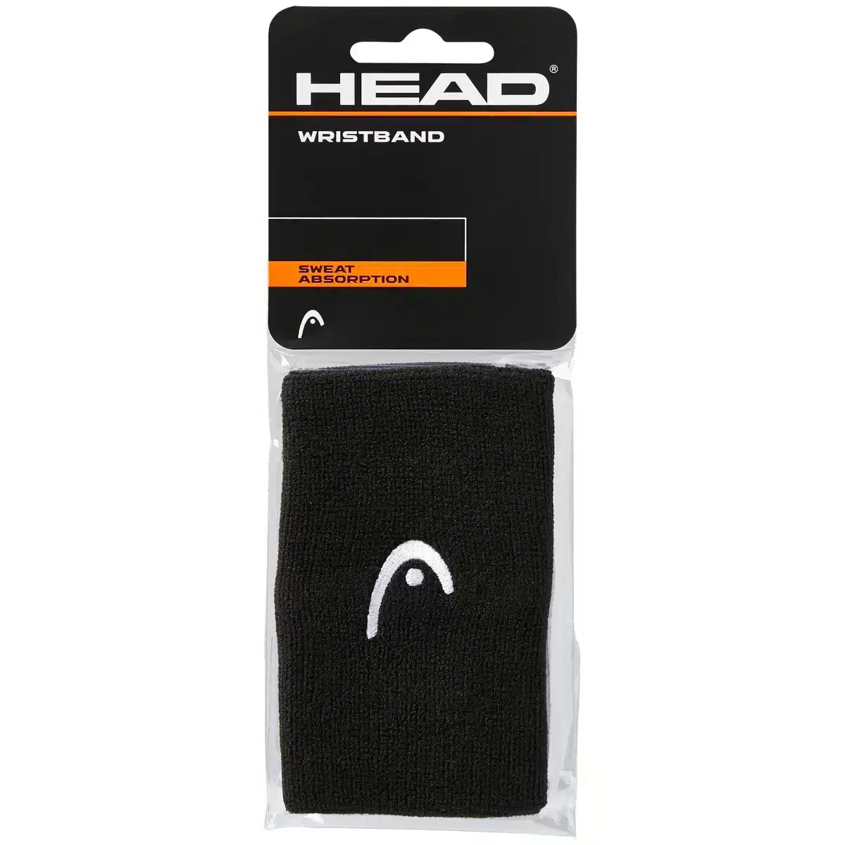 HEAD Wristband 5″ Black 2 Pieces