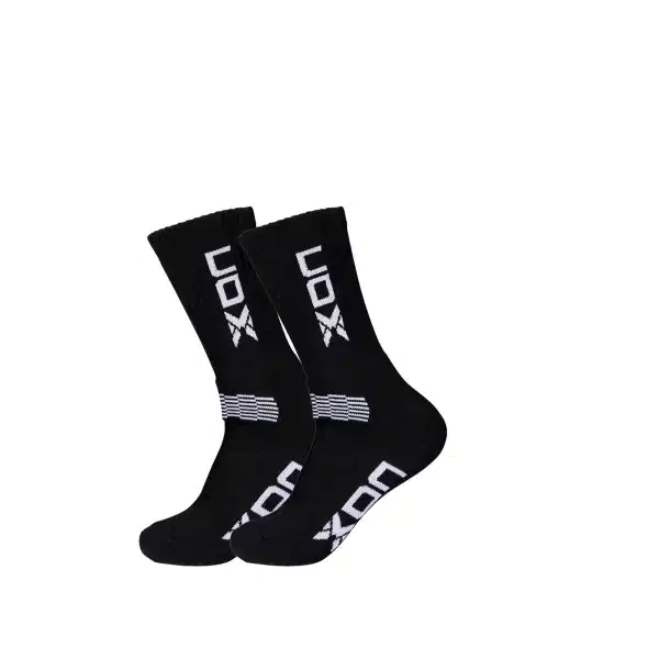 NOX Socks Crew Performance Black White
