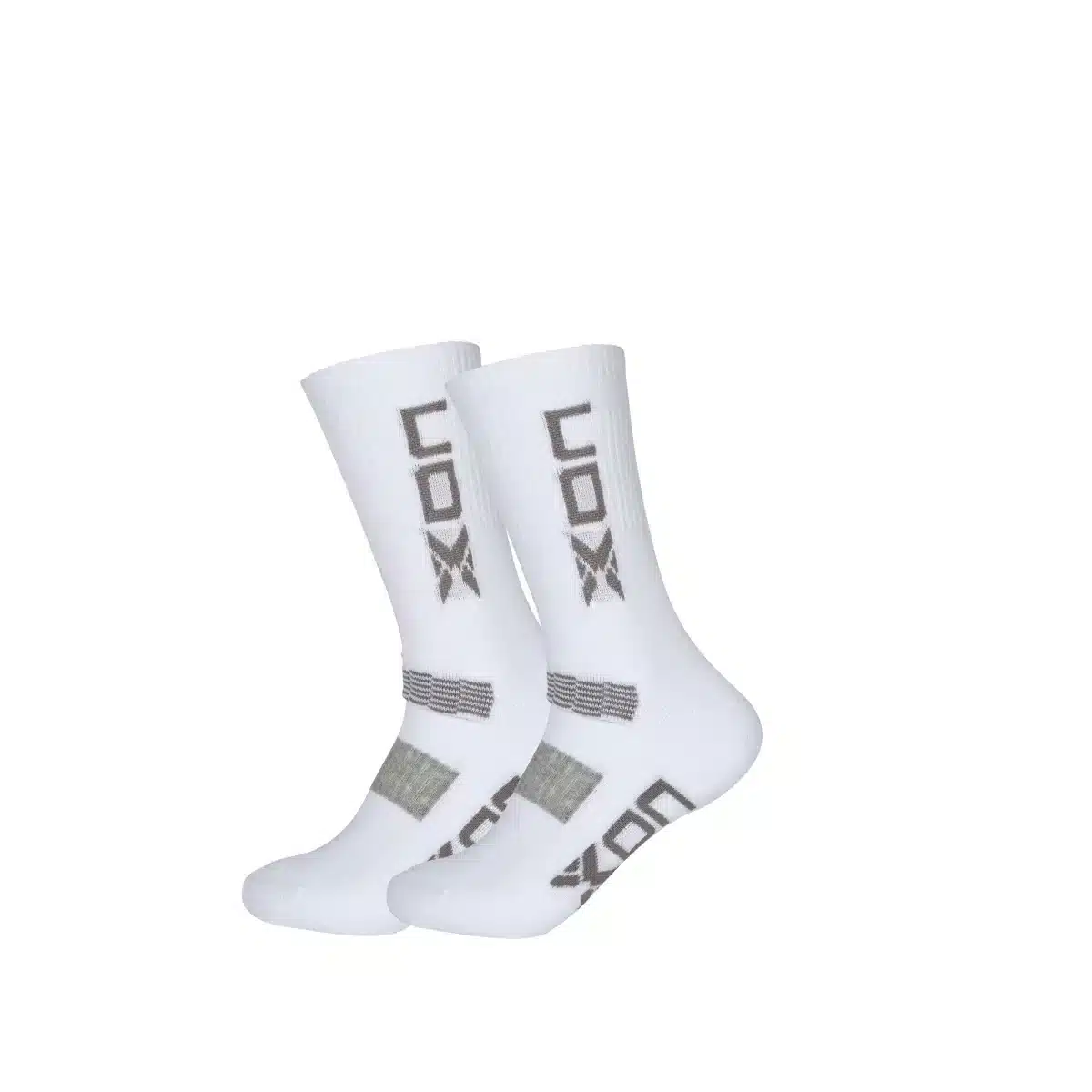 NOX Socks Crew Performance White grey - RacketShop.ae buy Padel Rackets, padel shoes, padel bag, padel equipment, padel ball, padel clothes, Best Price, Express delivery. Racket shop Padel Store in Dubai