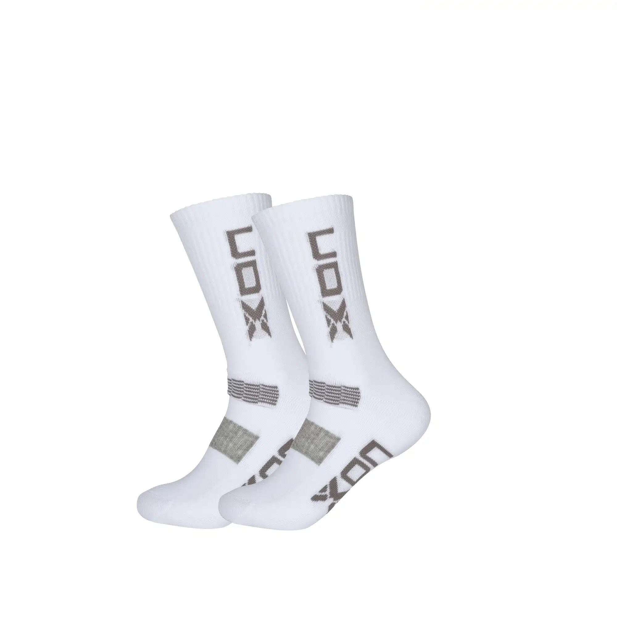 NOX Socks Crew Performance White grey