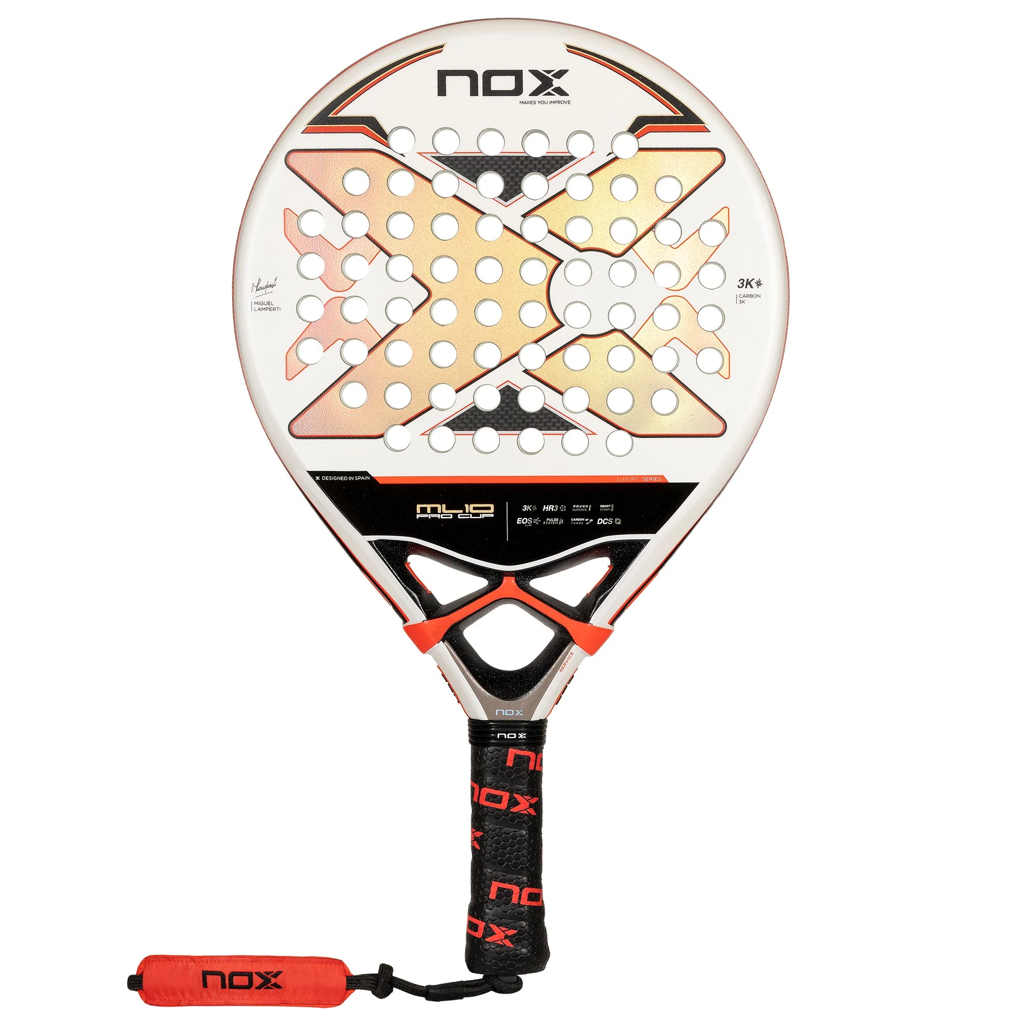 NOX Padel Racket ML10 Pro Cup Luxury 2024 (The Racket Of Miguel Lamperti)