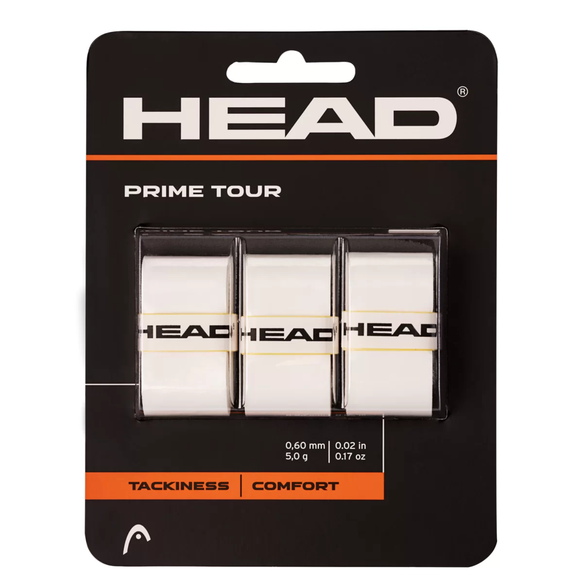 HEAD Padel Prime Tour Overgrip White X 3