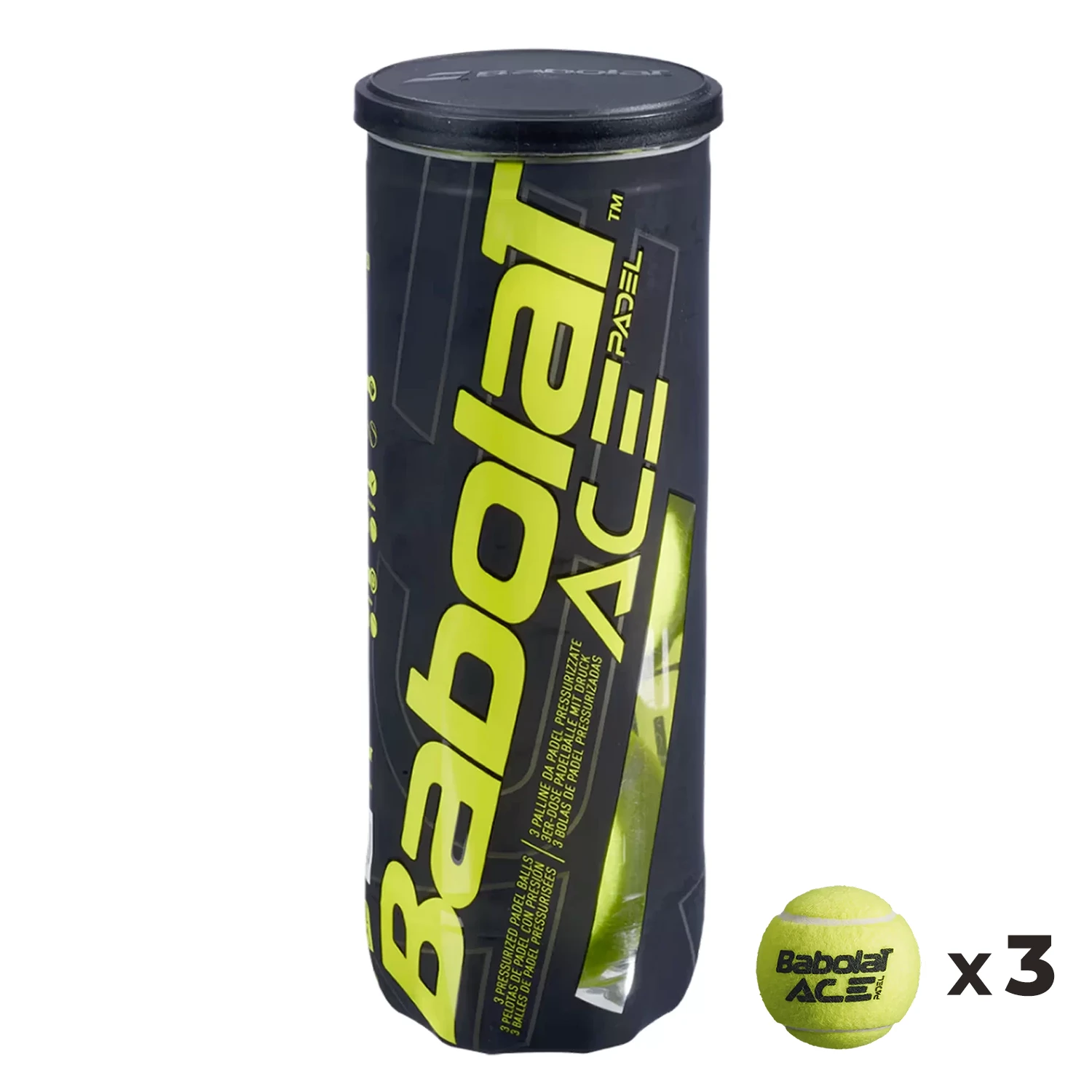BABOLAT Padel Ball Ace X3