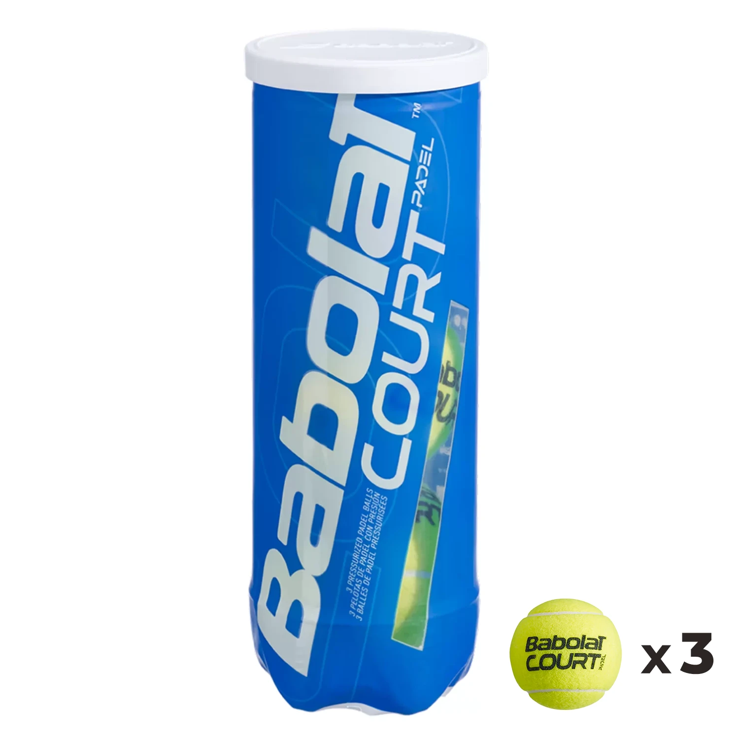 BABOLAT Padel Ball Court X3
