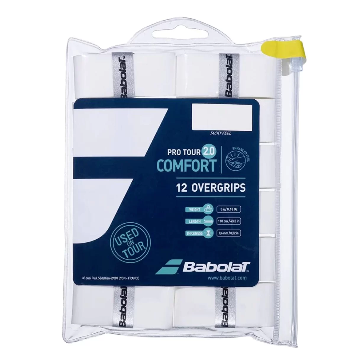 BABOLAT Padel Overgrip Pro Tour 2.0 x12