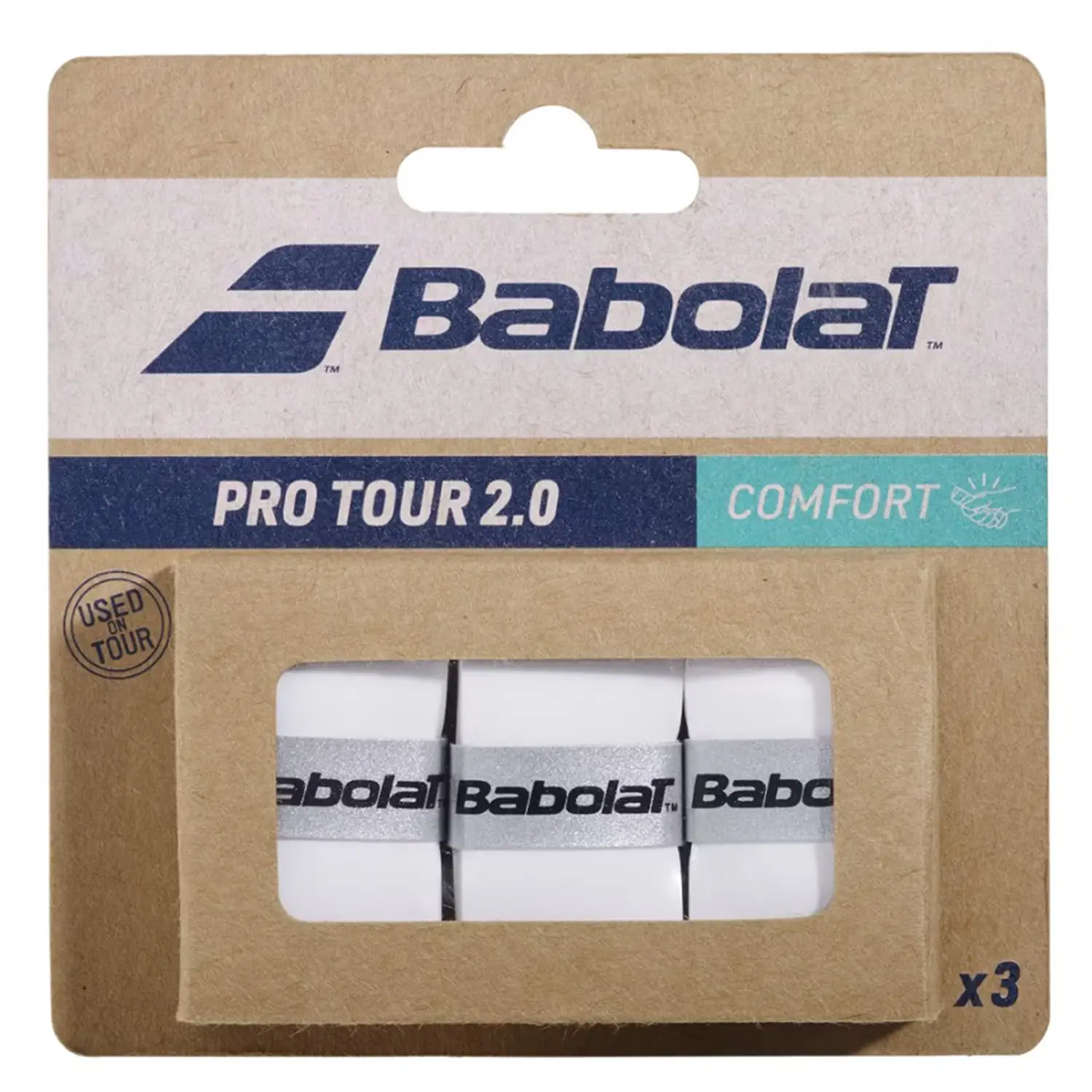 BABOLAT Padel Overgrip Pro Tour Comfort 2.0 x3