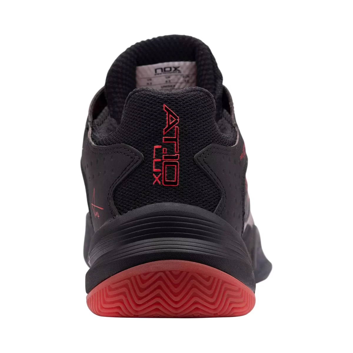 NOX Padel Shoes AT10 LUX BLACK RED