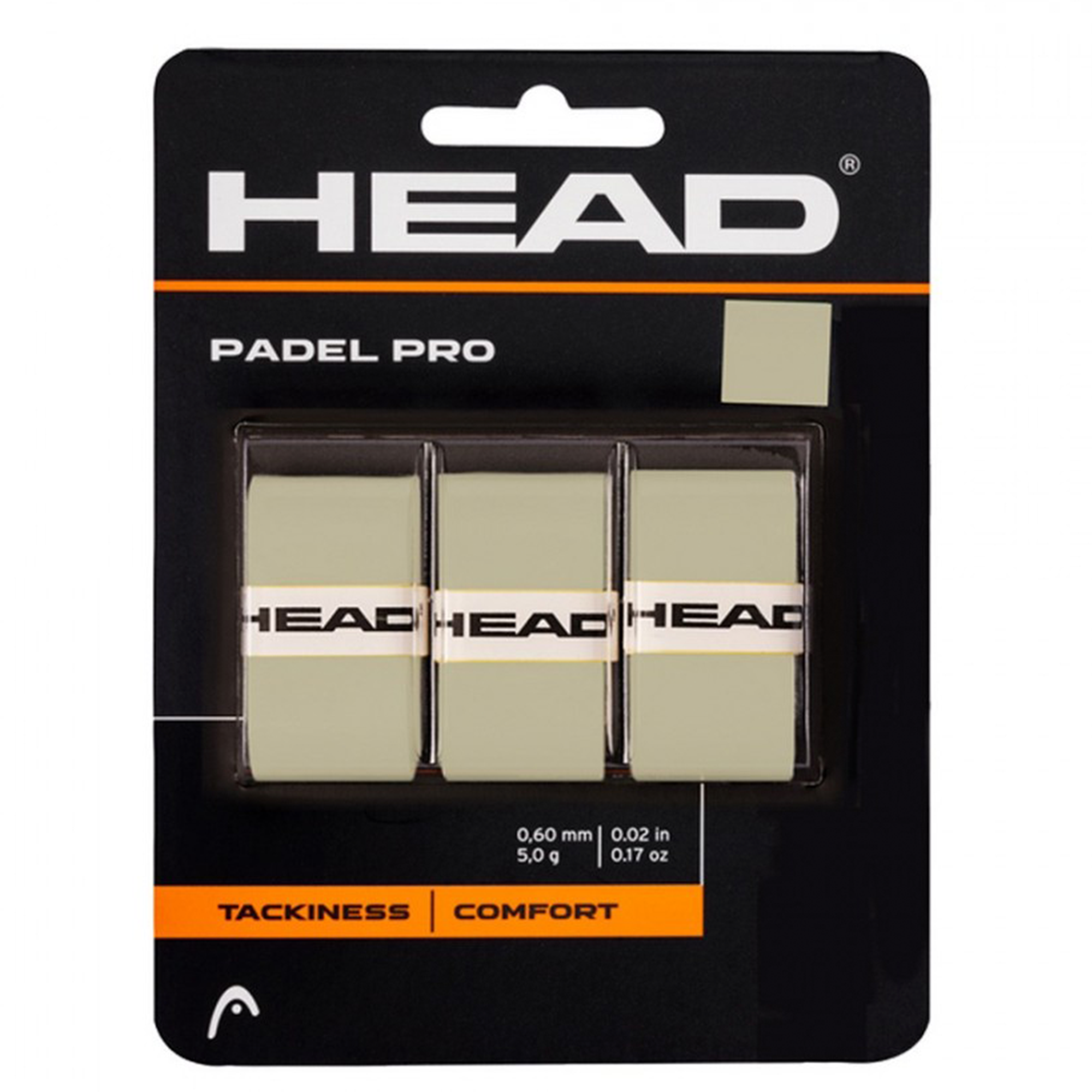 HEAD Padel Pro Overgrip Grey X 3