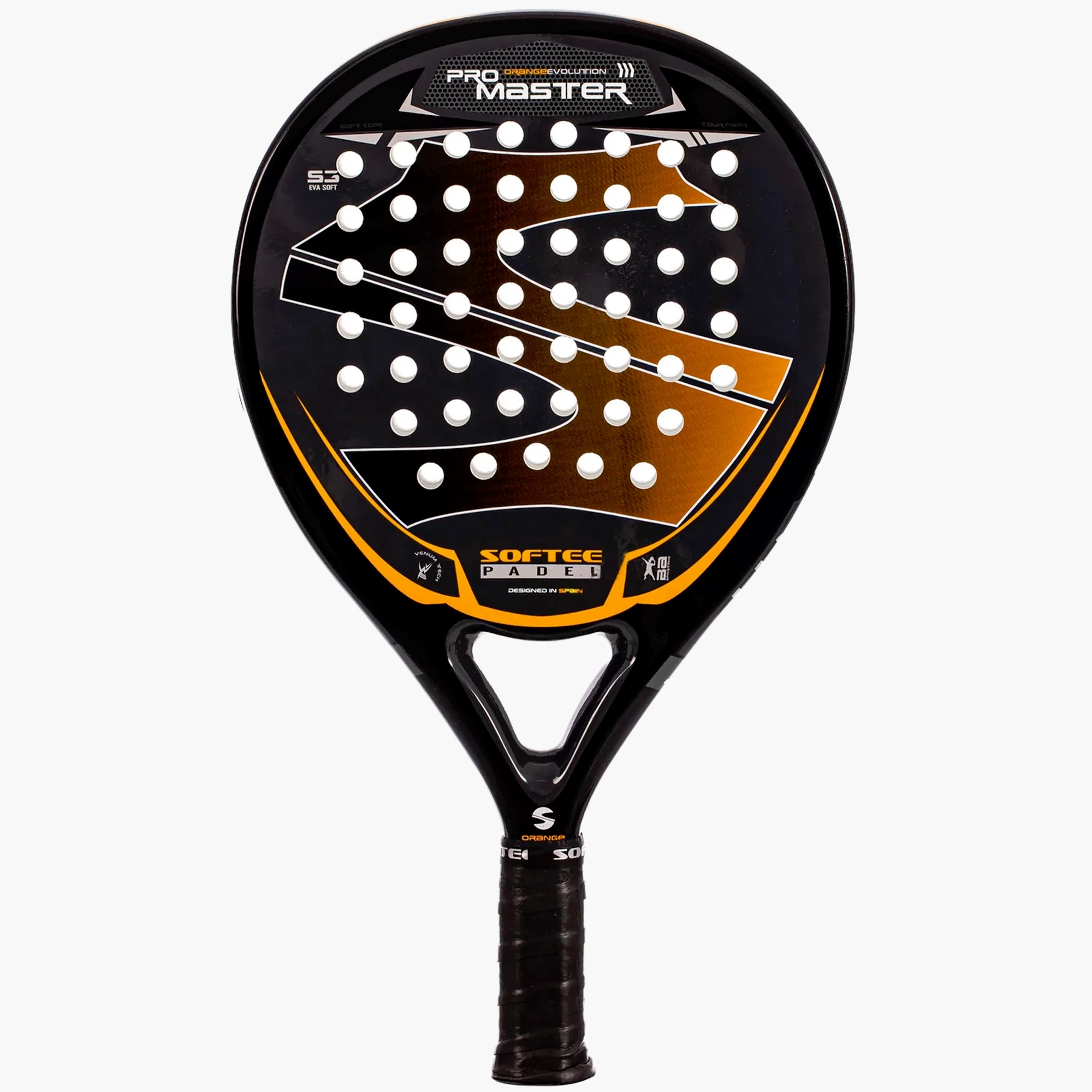 SOFTEE Padel Racket Pro Master Evolution Orange