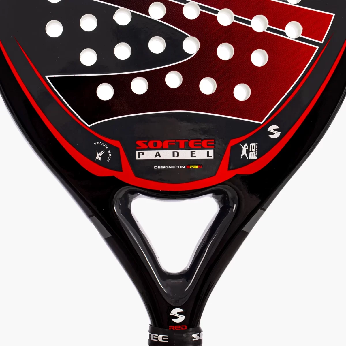 SOFTEE Padel Racket Pro Master Evolution Red