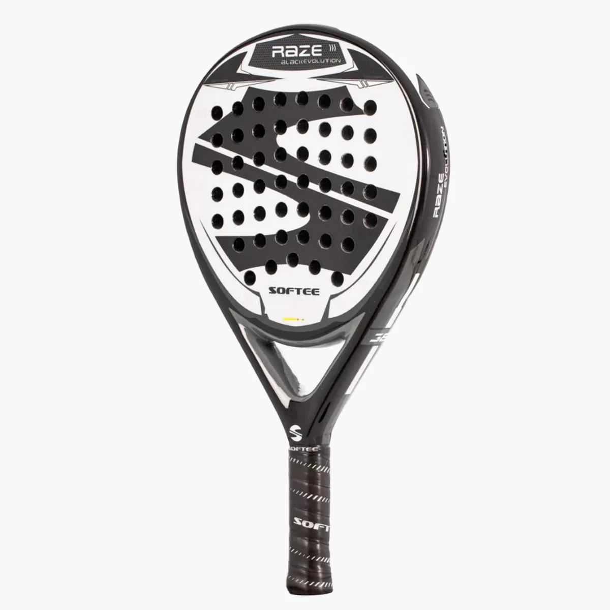 SOFTEE Padel Racket Raze Evolution Black 2 - RacketShop.ae buy Padel Rackets, padel shoes, padel bag, padel equipment, padel ball, padel clothes, Best Price, Express delivery. Racket shop Padel Store in Dubai