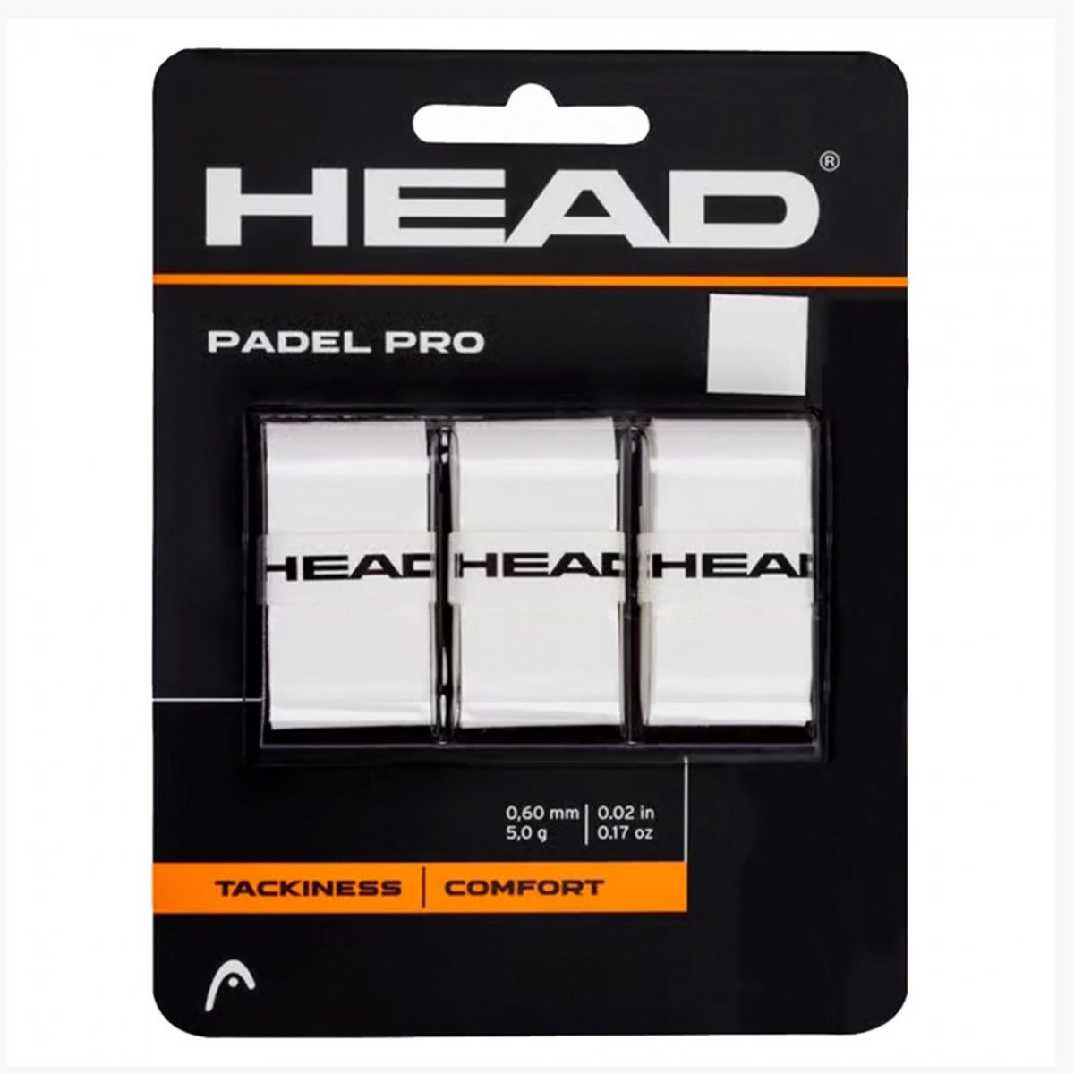 HEAD Padel Pro Overgrip White X 3