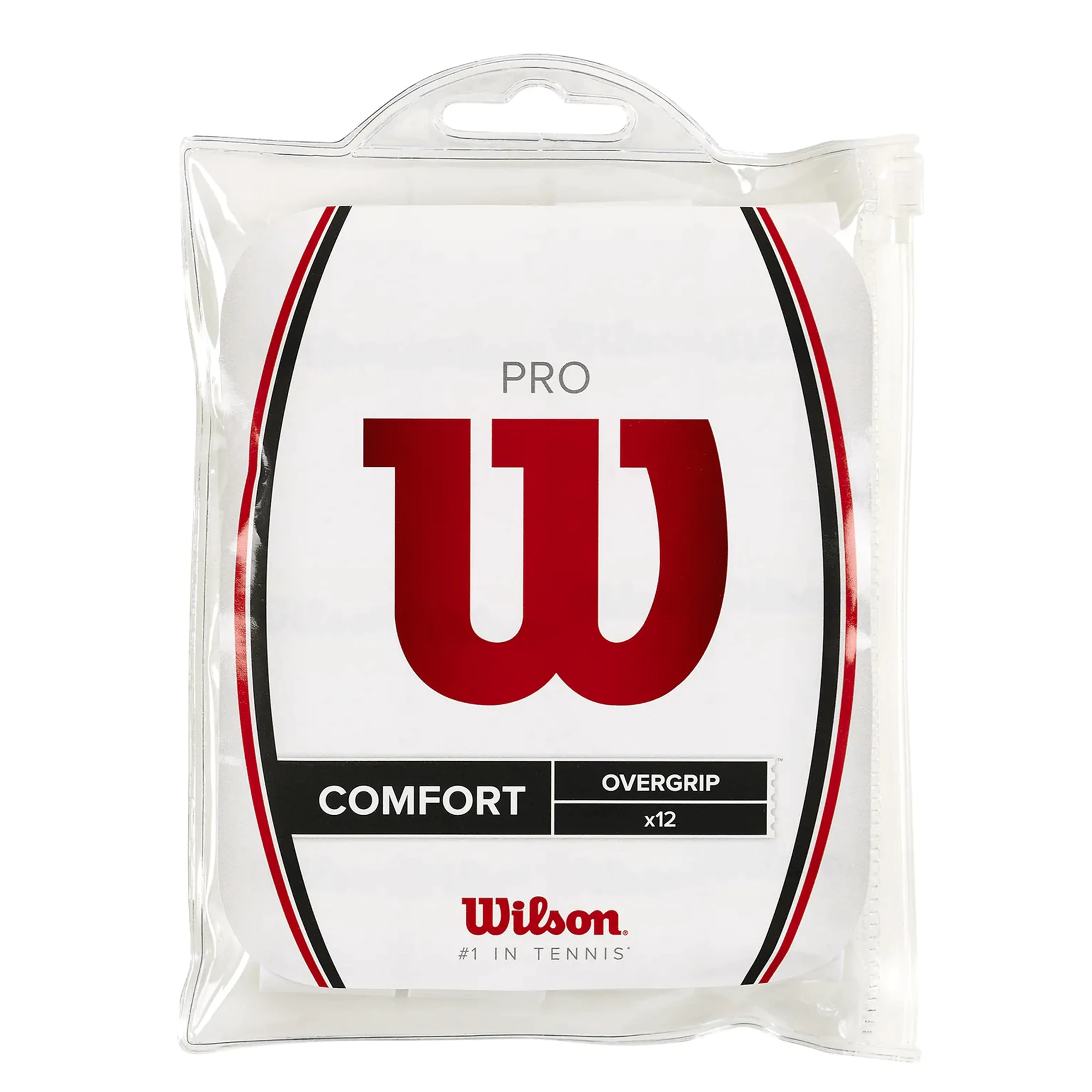 WILSON Padel Overgrip Pro Comfort White X 12