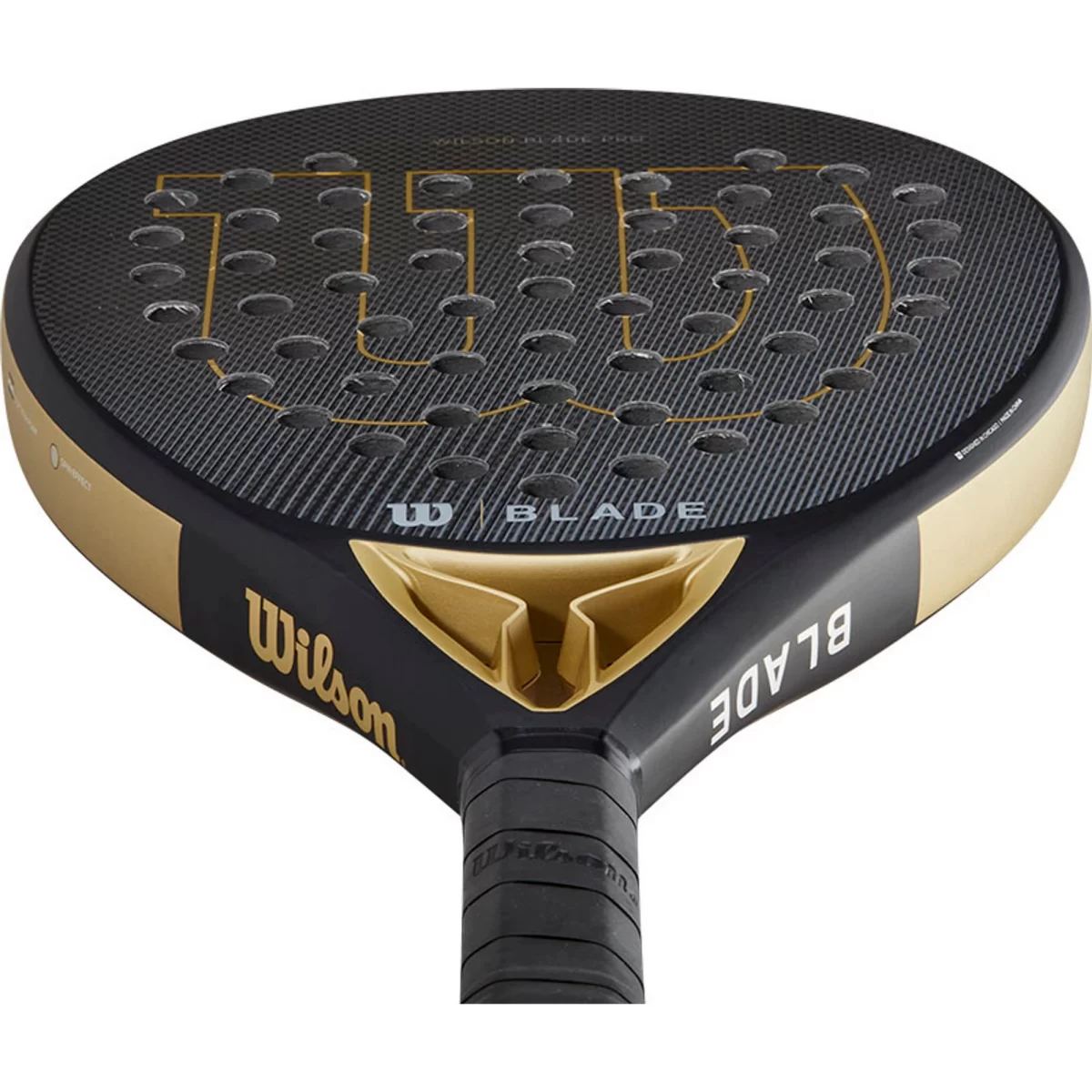 WILSON Padel Racket Blade Pro V22 Gold 5 - RacketShop.ae buy Padel Rackets, padel shoes, padel bag, padel equipment, padel ball, padel clothes, Best Price, Express delivery. Racket shop Padel Store in Dubai