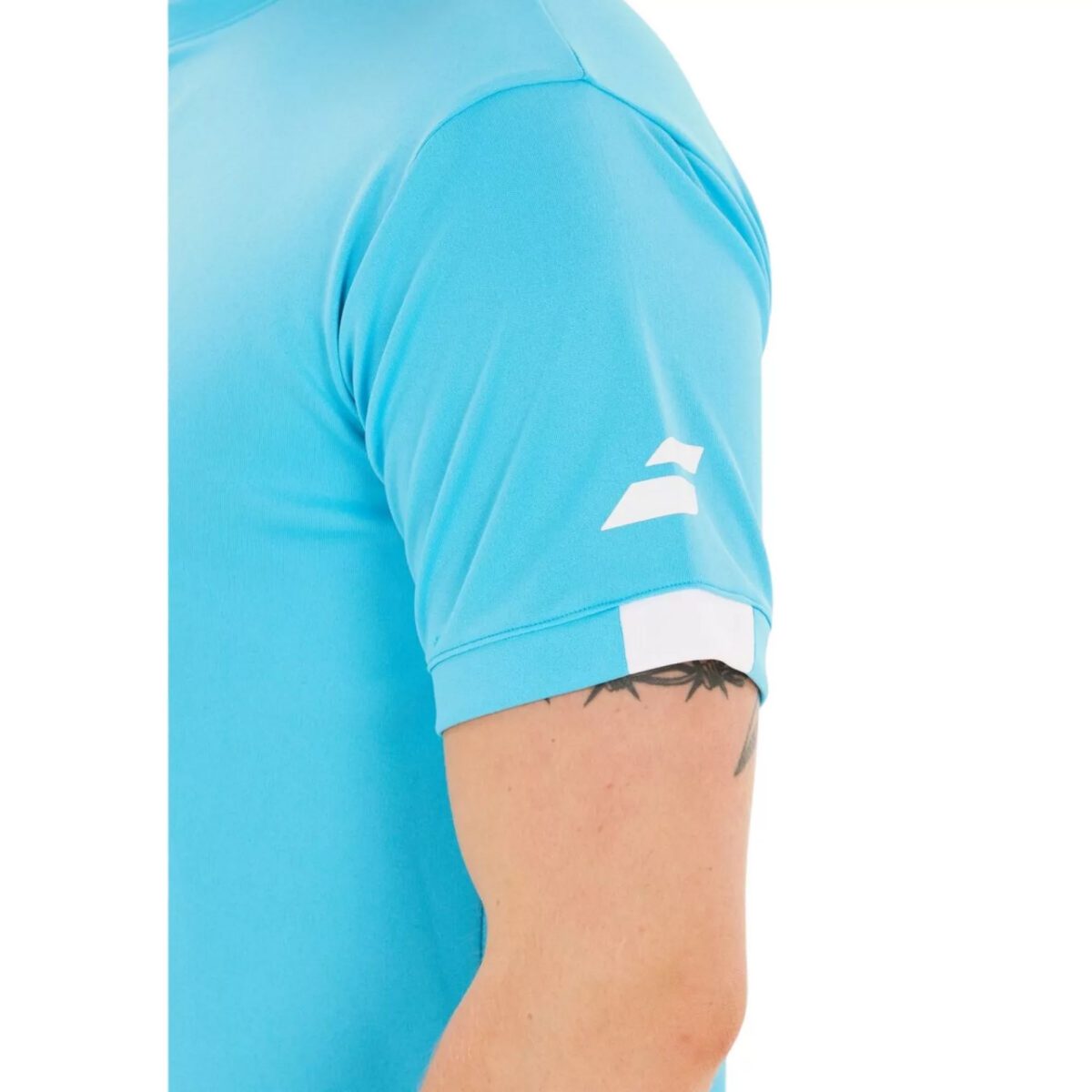 BABOLAT Tshirt Play Crew Neck Tee Cyan Blue