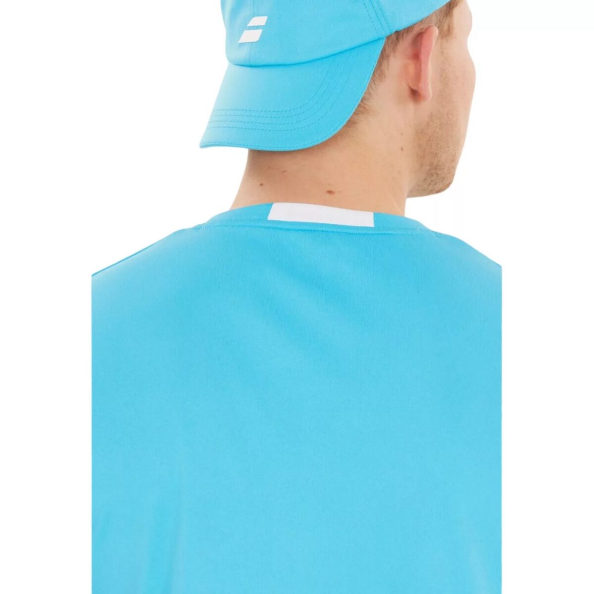 BABOLAT Tshirt Play Crew Neck Tee Cyan Blue