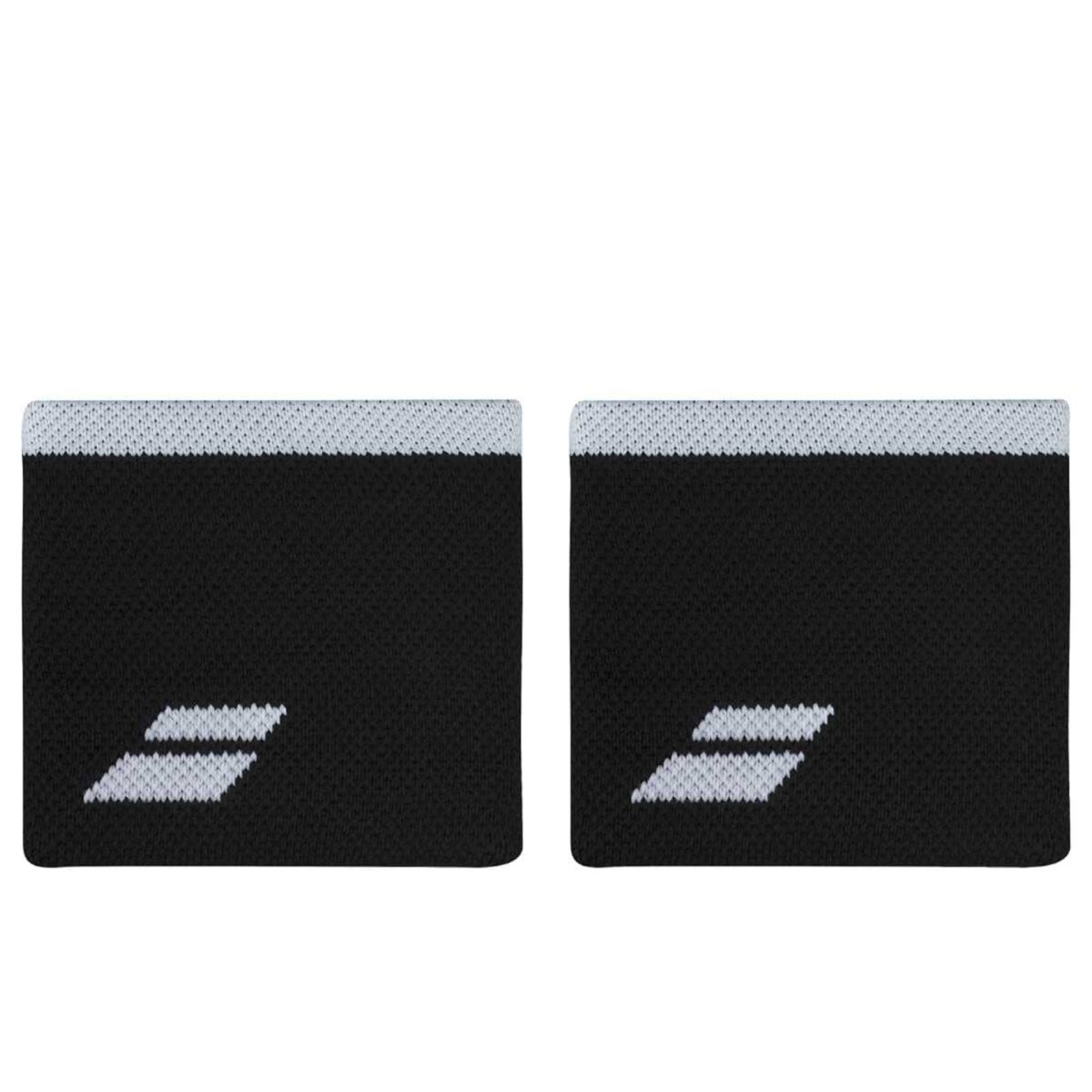 BABOLAT Wristband Logo Black 2 Pieces - RacketShop.ae buy Padel Rackets, padel shoes, padel bag, padel equipment, padel ball, padel clothes, Best Price, Express delivery. Racket shop Padel Store in Dubai