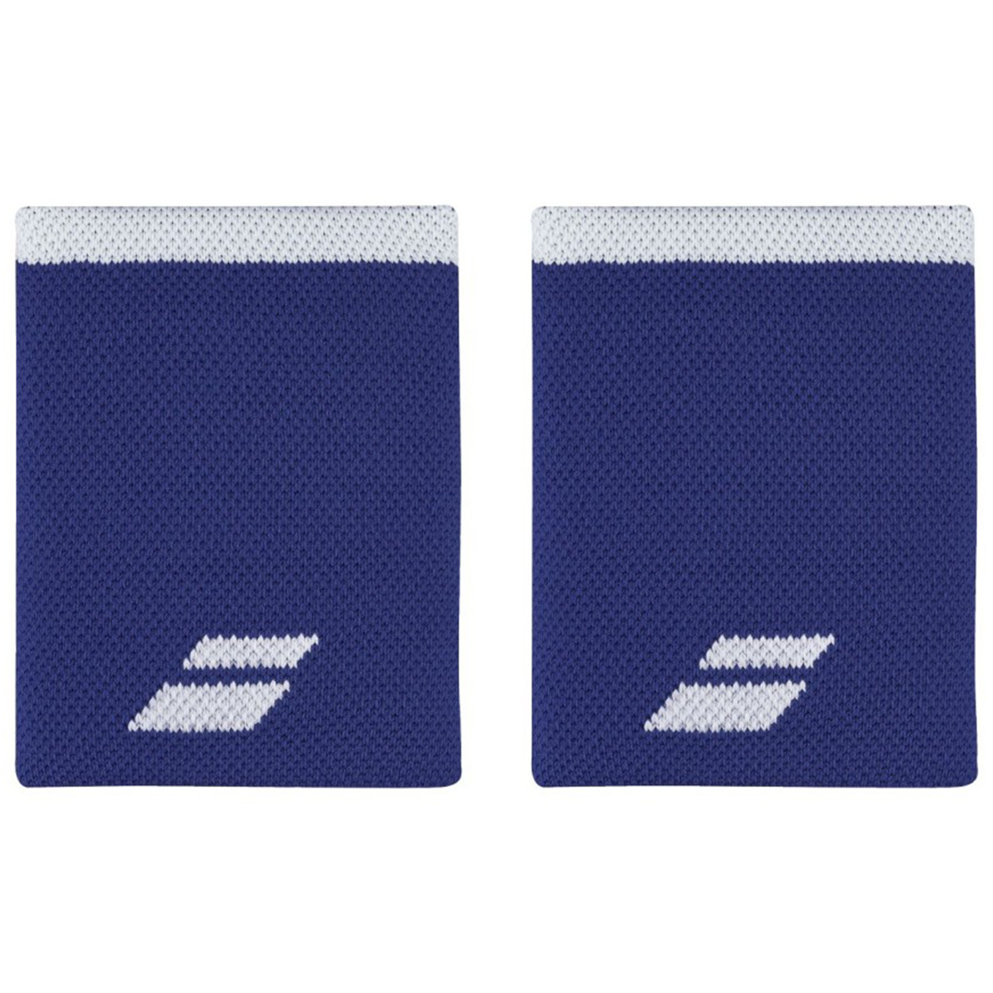 BABOLAT Wristband Logo Jumbo Blue 2 Pieces