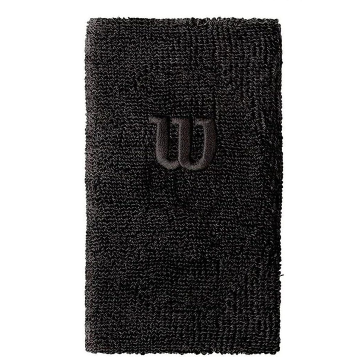 WILSON Wristband Extra Wide Osfa Black 2 Pieces - RacketShop.ae buy Padel Rackets, padel shoes, padel bag, padel equipment, padel ball, padel clothes, Best Price, Express delivery. Racket shop Padel Store in Dubai