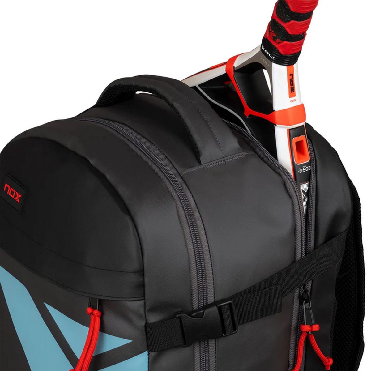 NOX Padel Backpack ML10 Team black 6 - RacketShop.ae buy Padel Rackets, padel shoes, padel bag, padel equipment, padel ball, padel clothes, Best Price, Express delivery. Racket shop Padel Store in Dubai