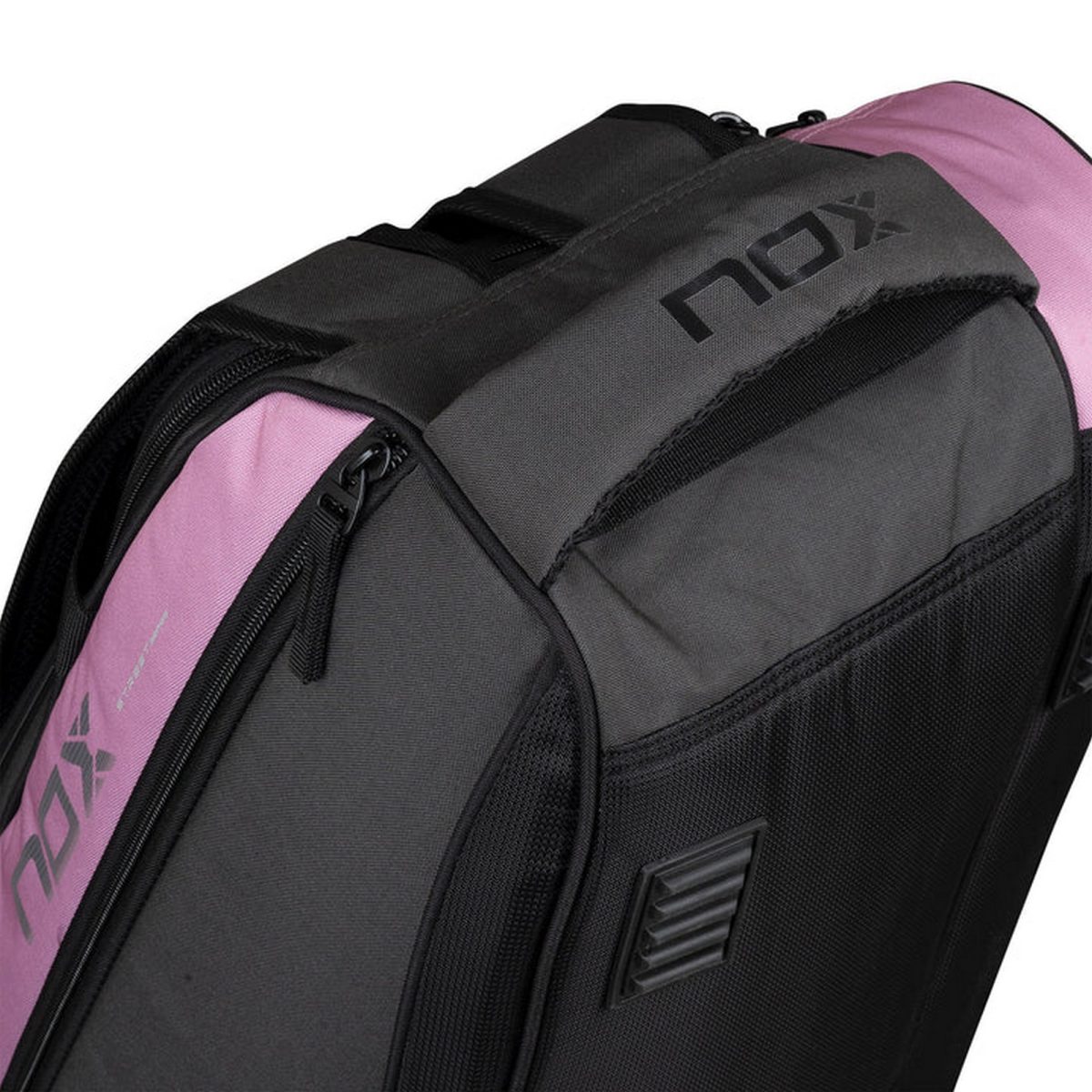 NOX Padel Bag Street Series GreyPink 3 - RacketShop.ae buy Padel Rackets, padel shoes, padel bag, padel equipment, padel ball, padel clothes, Best Price, Express delivery. Racket shop Padel Store in Dubai