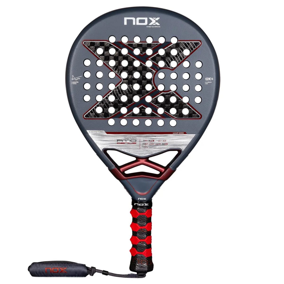 NOX Padel Racket AT10 Genius 12K 2025 - RacketShop.ae buy Padel Rackets, padel shoes, padel bag, padel equipment, padel ball, padel clothes, Best Price, Express delivery. Racket shop Padel Store in Dubai