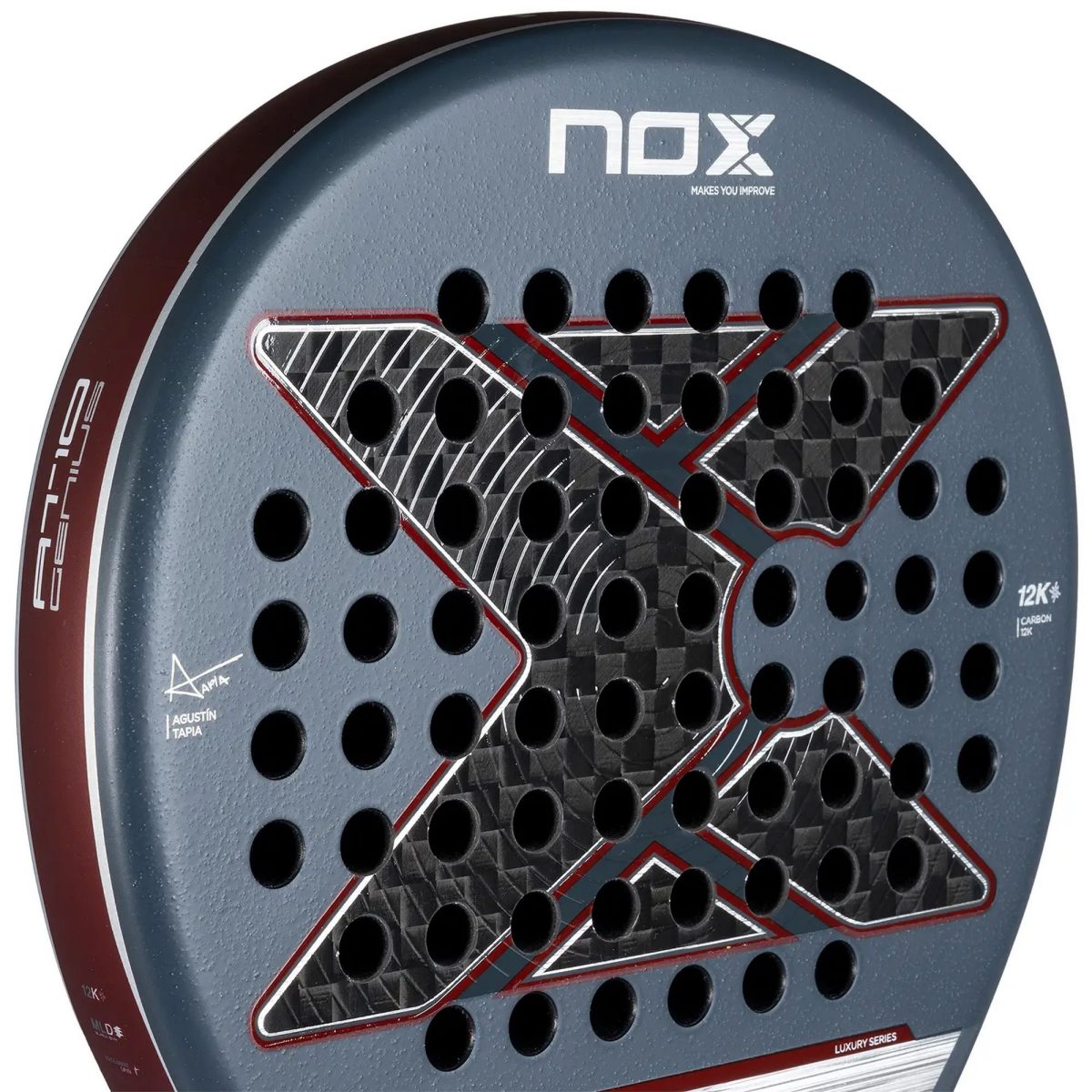 NOX Padel Racket AT10 Genius 12K 2025 5 - RacketShop.ae buy Padel Rackets, padel shoes, padel bag, padel equipment, padel ball, padel clothes, Best Price, Express delivery. Racket shop Padel Store in Dubai