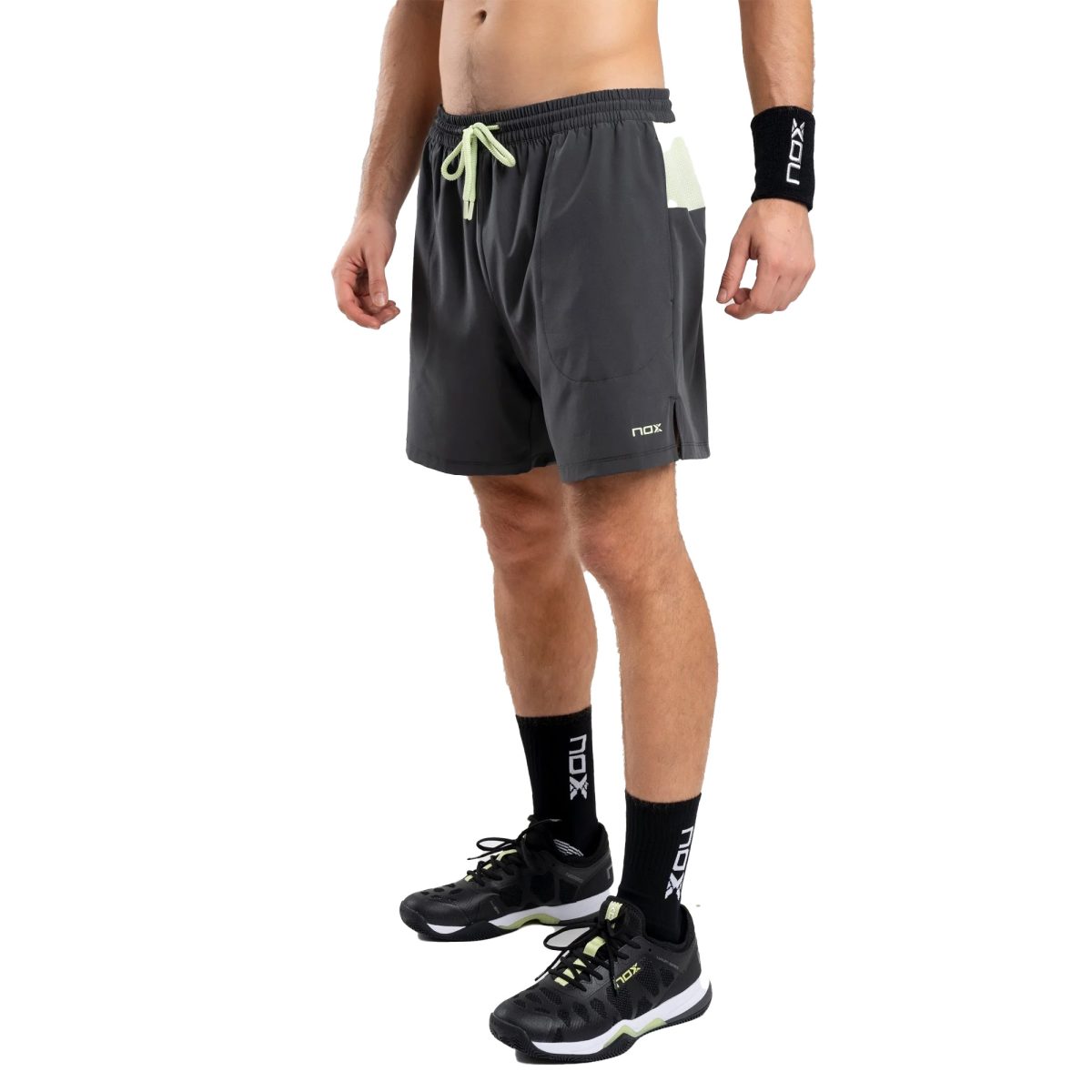 NOX Short Pro Charcoal Grey 1 - RacketShop.ae buy Padel Rackets, padel shoes, padel bag, padel equipment, padel ball, padel clothes, Best Price, Express delivery. Racket shop Padel Store in Dubai