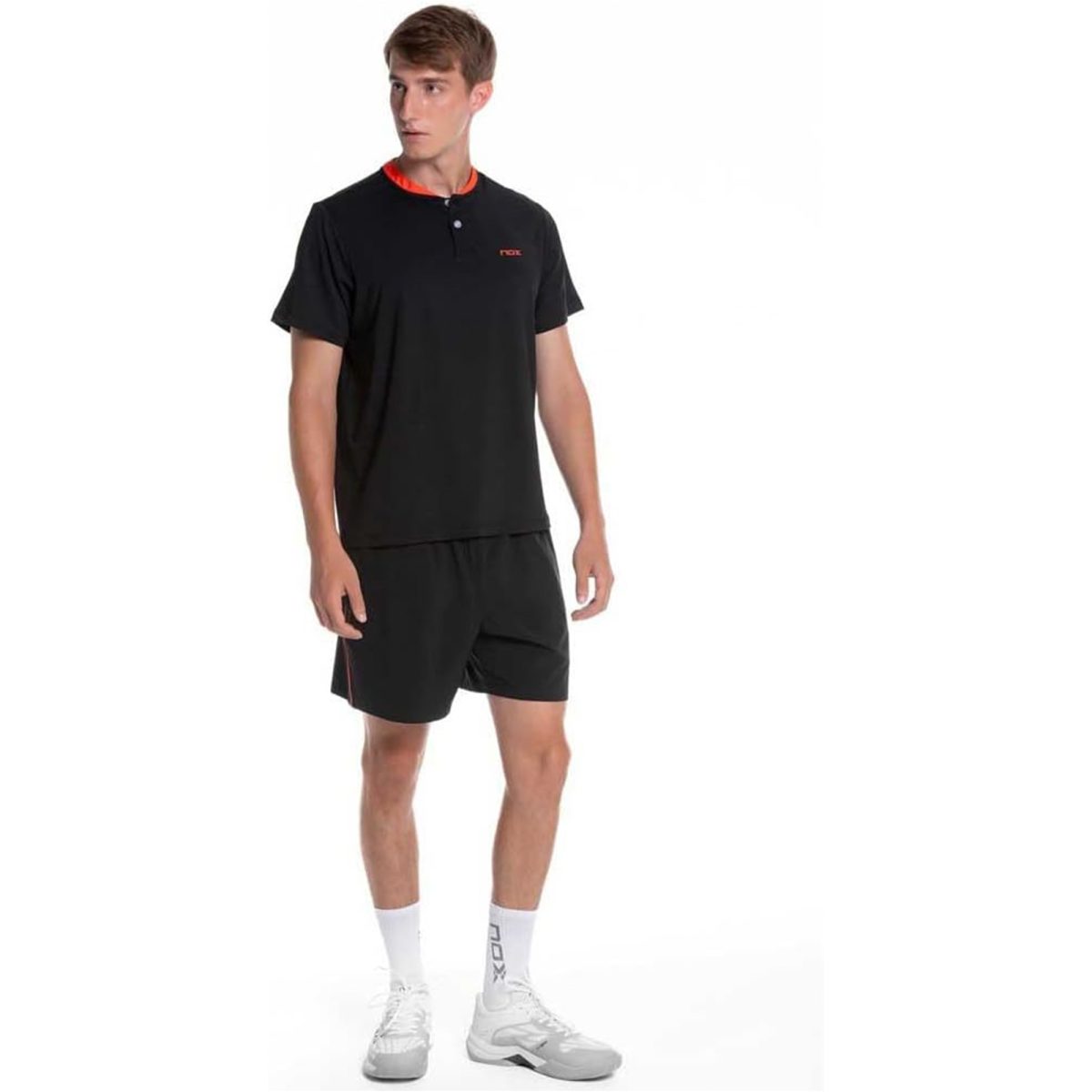 NOX Short Team Black 2 - RacketShop.ae buy Padel Rackets, padel shoes, padel bag, padel equipment, padel ball, padel clothes, Best Price, Express delivery. Racket shop Padel Store in Dubai