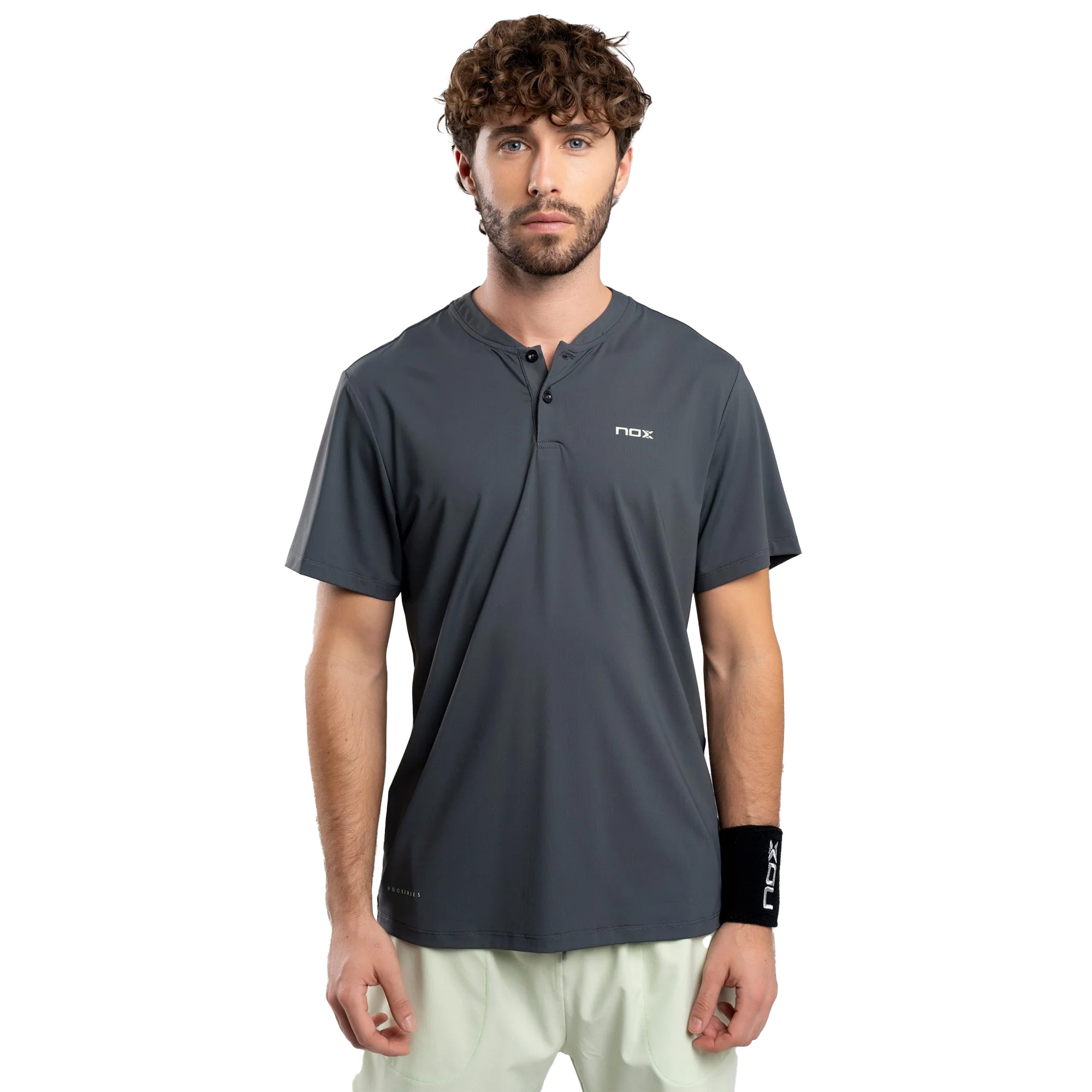 NOX Tshirt Pro Charcoal Grey Polo