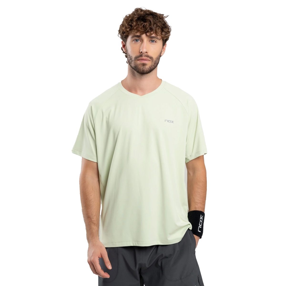 NOX Tshirt Pro Lily Green 1 - RacketShop.ae buy Padel Rackets, padel shoes, padel bag, padel equipment, padel ball, padel clothes, Best Price, Express delivery. Racket shop Padel Store in Dubai