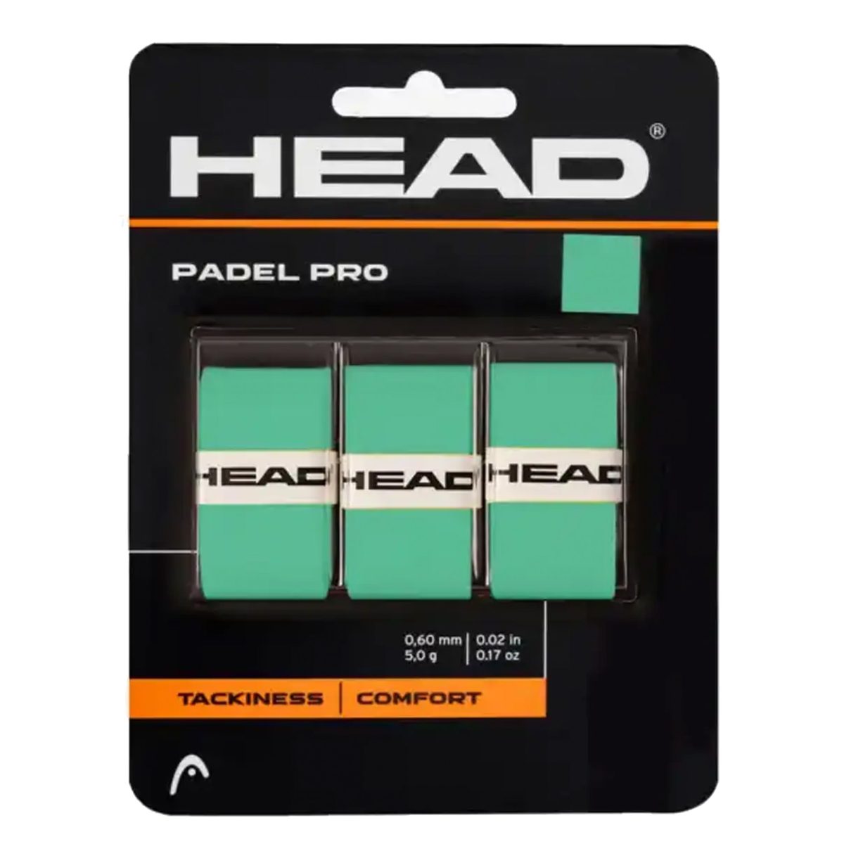 HEAD Padel Pro Overgrip Green X 3